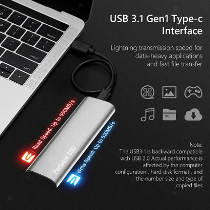 Skanto | Portable External SSD High-Speed Aluminum Storage Drive
