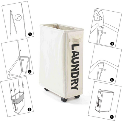 Rolling Laundry Basket