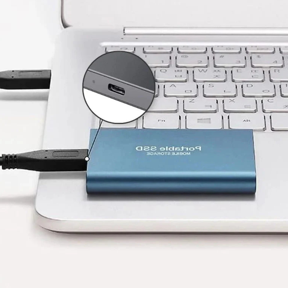Skanto | Portable SSD USB C External Aluminum Shockproof Solid State Drive