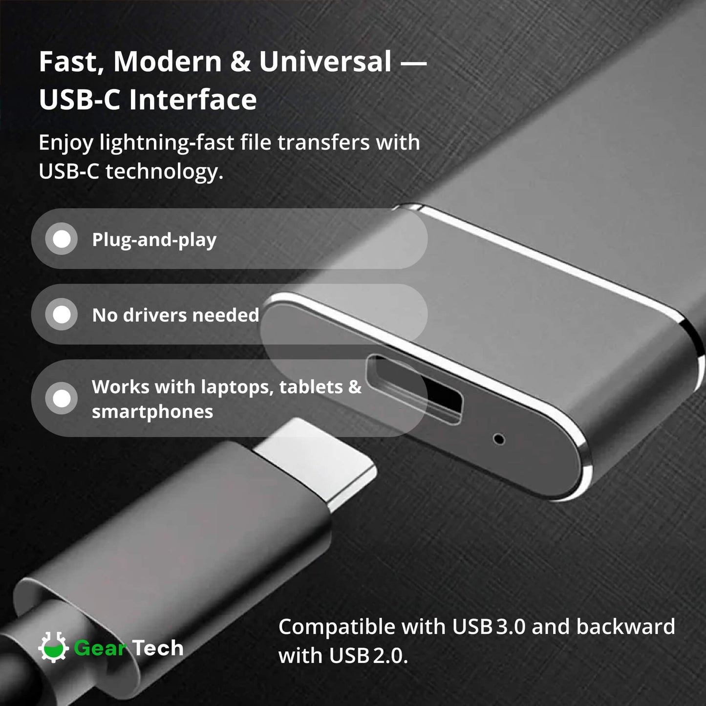 Skanto | Portable SSD for Large Storage – 5TB External Hard Drive with Blazing Fast Transfer Speeds