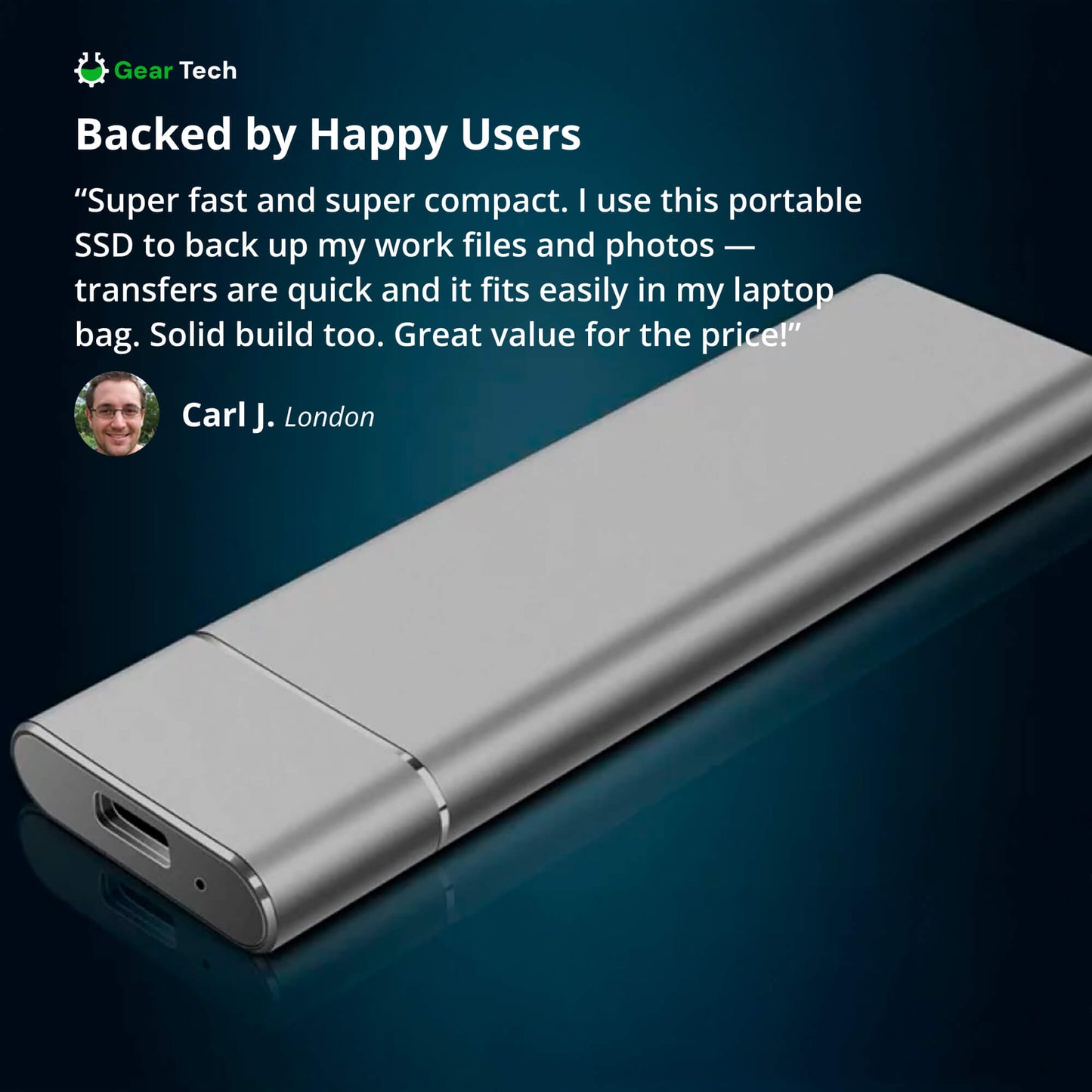Skanto | Portable SSD for Large Storage – 5TB External Hard Drive with Blazing Fast Transfer Speeds
