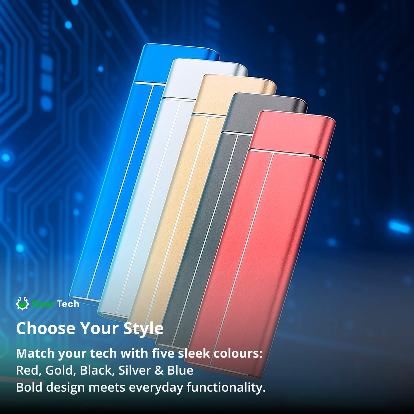 Skanto | Portable SSD for Large Storage – 5TB External Hard Drive with Blazing Fast Transfer Speeds