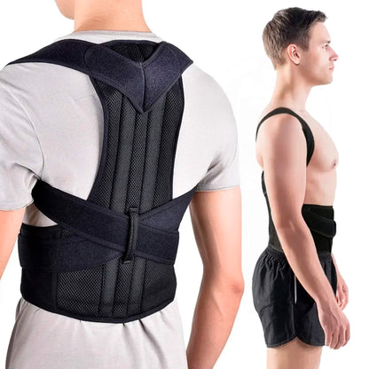 BowLift | Posture Corrector Back Brace – Adjustable Lumbar Support Belt for Back Pain Relief & Spine Alignment | Unisex UK