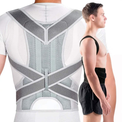 BowLift | Posture Corrector Back Brace – Adjustable Lumbar Support Belt for Back Pain Relief & Spine Alignment | Unisex UK