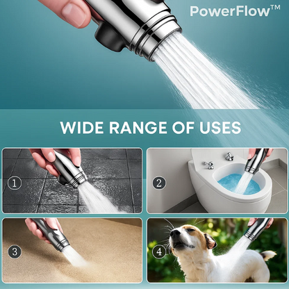 BowLift | PowerFlow™ High Pressure Showerhead | Powerful Showerhead for Maximum Water Pressure