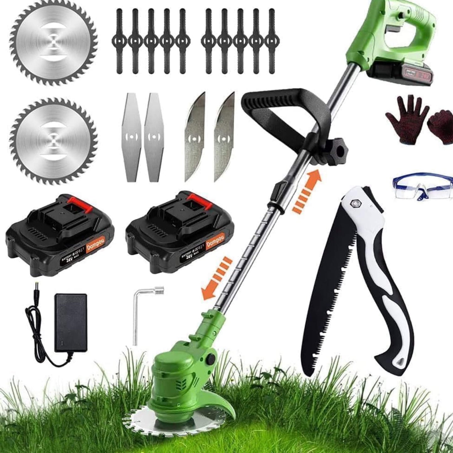 BowLift | Powerful Electric Battery Operated Cordless Weed Eater / Grass Trimmer