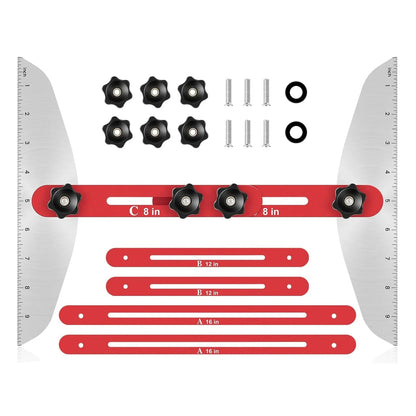 BowLift | Precise Stair Measuring Tool — Adjustable Aluminum Angle Template