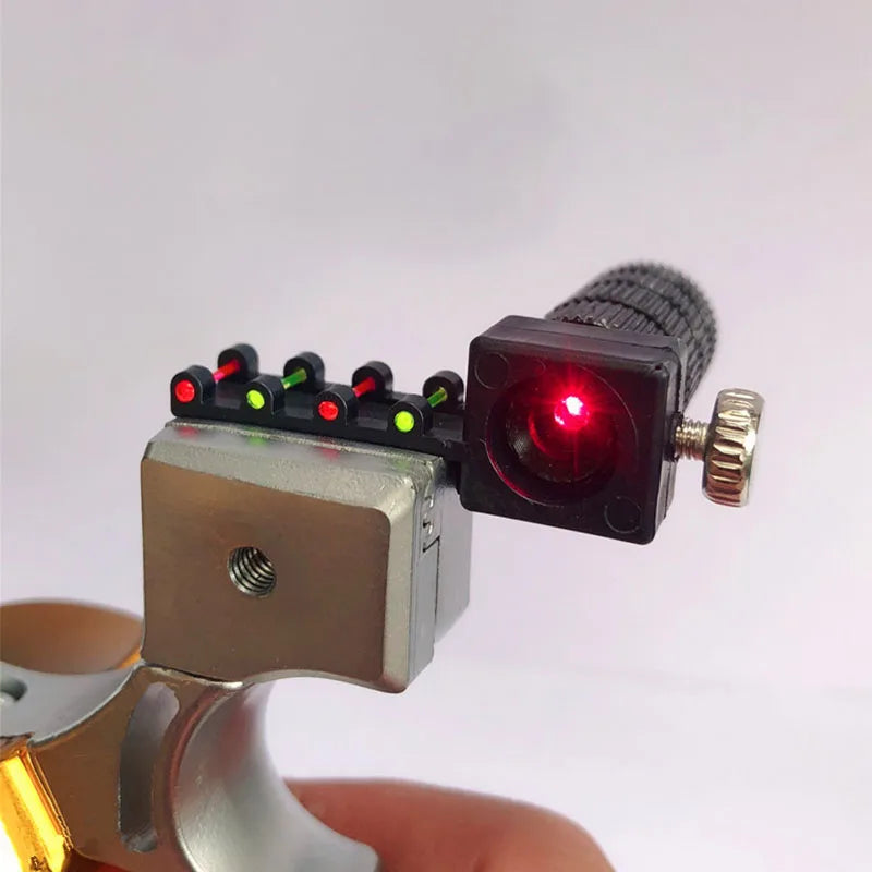 Precision Laser Slingshot with Sight – LaserAim Pro for Outdoor Sports and Fun