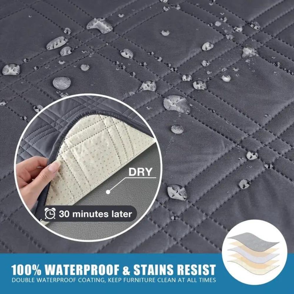 Skanto | Quilted Waterproof Recliner Cover Armchair Protector