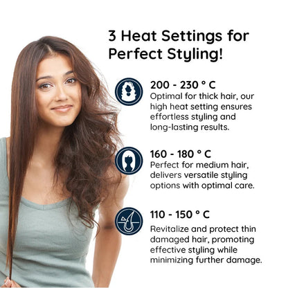 Kalsten | Professional 2 in 1 Rotating Iron Hair Brush