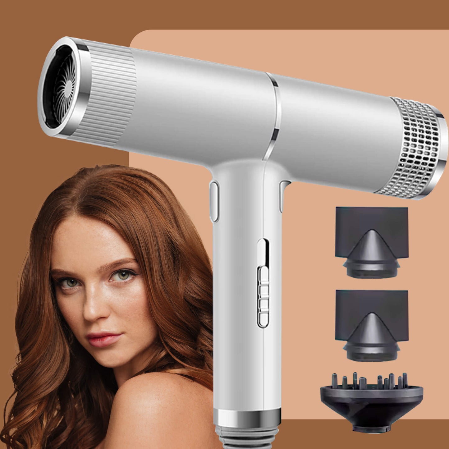 Skanto | Professional Ionic Hair Dryer | 700W, Ceramic Technology & Adjustable Speeds for Frizz-Free, Shiny Hair at Home