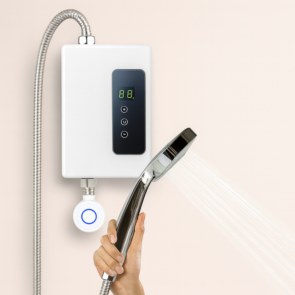 BowLift | Portable Electric Water Heater 3500W – Tankless, Compact and Energy-efficient Flow Water Heater