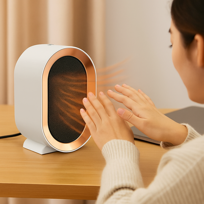 BowLift | Portable Electric Heater Energy Efficient with Fast Heating - Compact, Quiet, Ideal for Home and Office