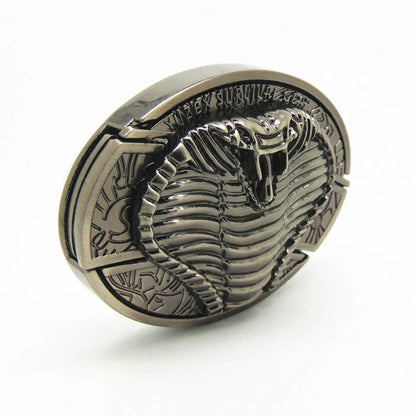 Sandsberg | Men's Leather Punk Belt | Vintage Metal Buckle Designs