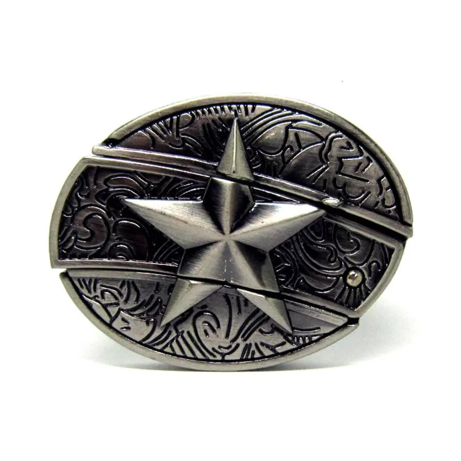 Sandsberg | Men's Leather Punk Belt | Vintage Metal Buckle Designs
