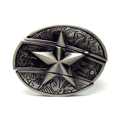 Sandsberg | Men's Leather Punk Belt | Vintage Metal Buckle Designs