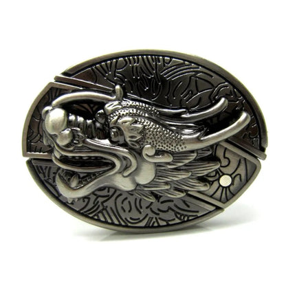 Sandsberg | Men's Leather Punk Belt | Vintage Metal Buckle Designs