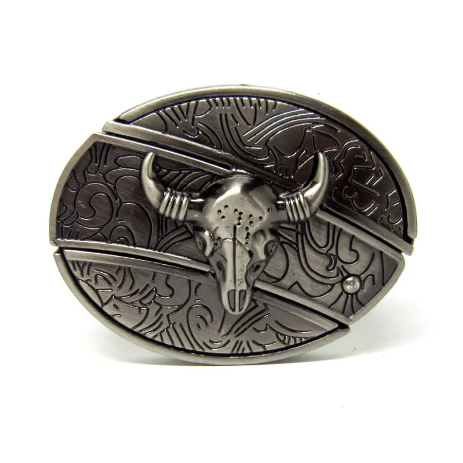 Sandsberg | Men's Leather Punk Belt | Vintage Metal Buckle Designs
