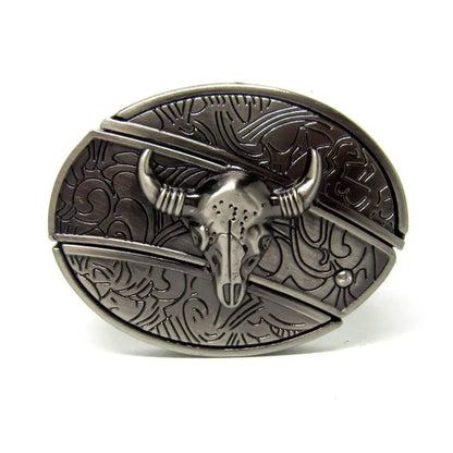 Sandsberg | Men's Leather Punk Belt | Vintage Metal Buckle Designs