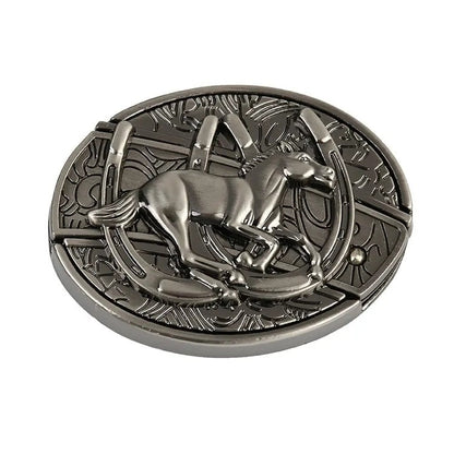 Sandsberg | Men's Leather Punk Belt | Vintage Metal Buckle Designs
