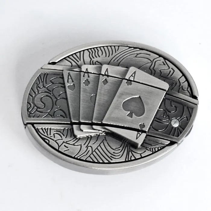 Sandsberg | Men's Leather Punk Belt | Vintage Metal Buckle Designs