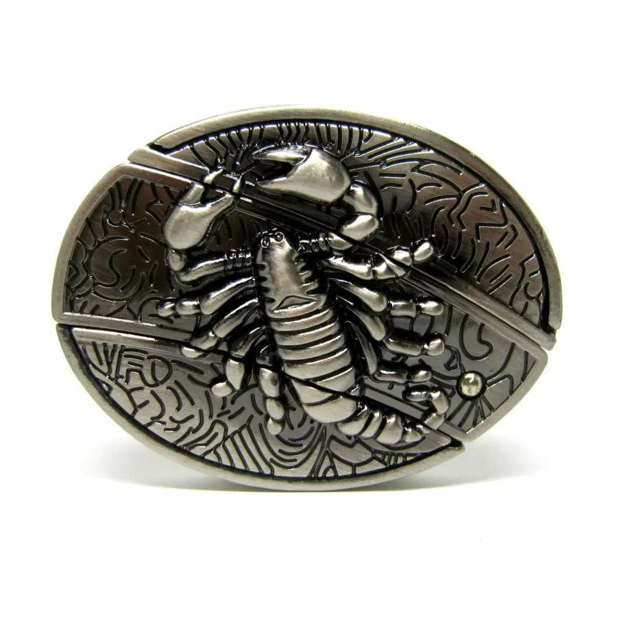 Sandsberg | Men's Leather Punk Belt | Vintage Metal Buckle Designs