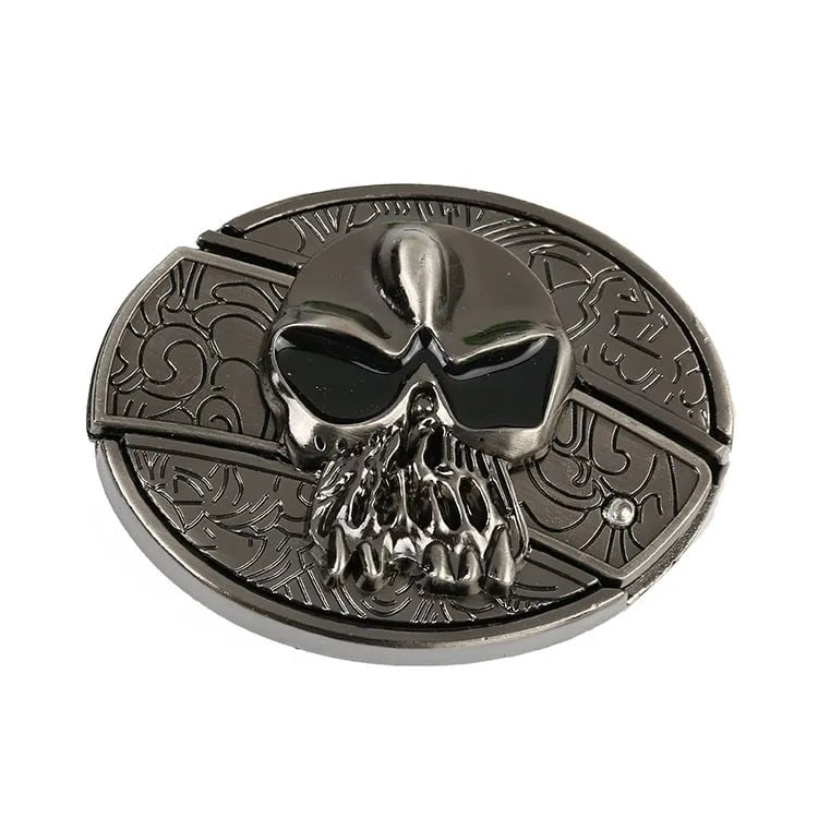 Sandsberg | Men's Leather Punk Belt | Vintage Metal Buckle Designs