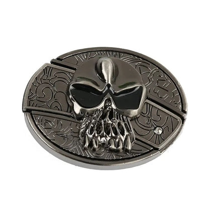 Sandsberg | Men's Leather Punk Belt | Vintage Metal Buckle Designs