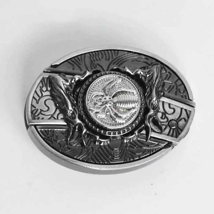 Sandsberg | Men's Leather Punk Belt | Vintage Metal Buckle Designs