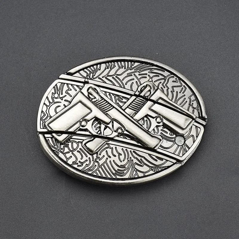Sandsberg | Men's Leather Punk Belt | Vintage Metal Buckle Designs