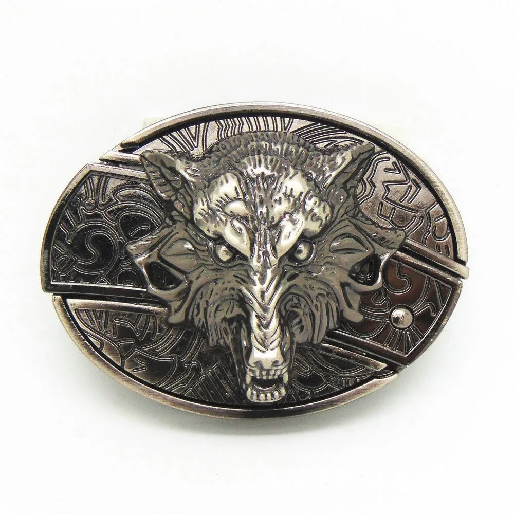Sandsberg | Men's Leather Punk Belt | Vintage Metal Buckle Designs