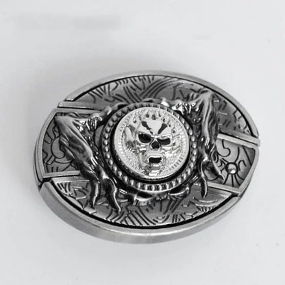 Sandsberg | Men's Leather Punk Belt | Vintage Metal Buckle Designs