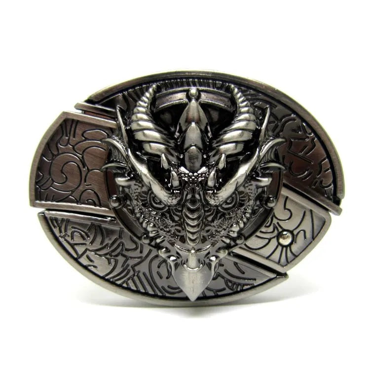 Sandsberg | Men's Leather Punk Belt | Vintage Metal Buckle Designs