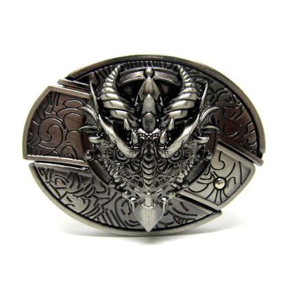 Sandsberg | Men's Leather Punk Belt | Vintage Metal Buckle Designs