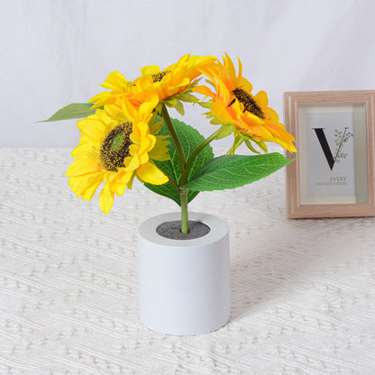 Skanto | Skanto Sunflower LED Table Lamp - Decorative Lighting Fixture for Home Decor & Bedside Use