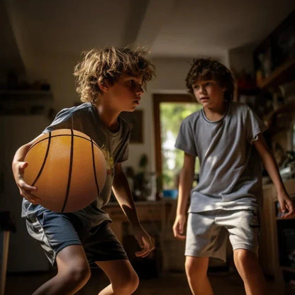 Brehn | Professional Silent Basketball | Silent Foam Technology | High-Density Indoor Training Ball | Optimal Bounce | Safe & Neighbor-Friendly