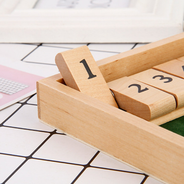 BowLift | "Shut The Box" game – Fun table math game for adults and children