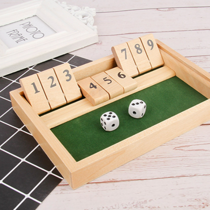 BowLift | "Shut The Box" game – Fun table math game for adults and children