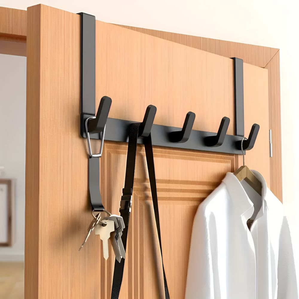BowLift | Quick Hang 5-Hook Door Rack