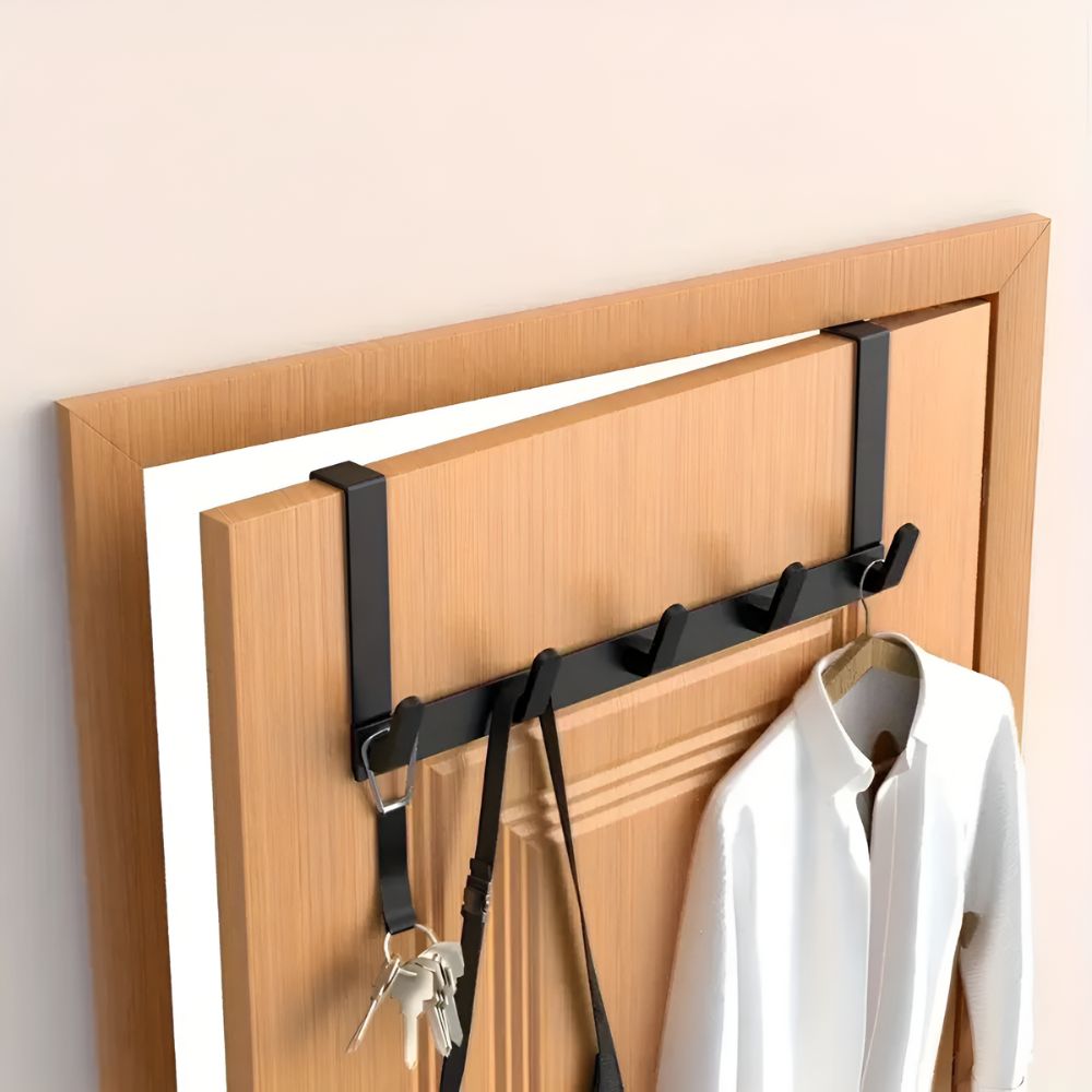 BowLift | Quick Hang 5-Hook Door Rack