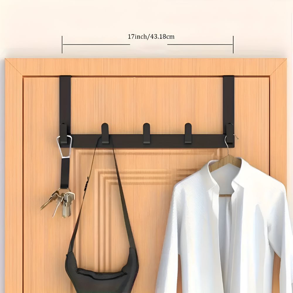BowLift | Quick Hang 5-Hook Door Rack
