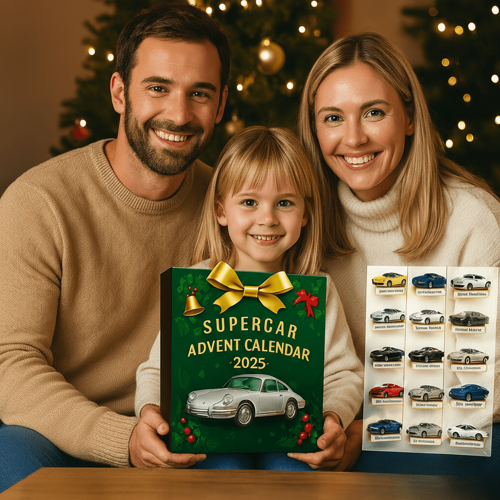 Skanto | Limited Edition Supercar Advent Calendar with 24 Precision Miniature Models