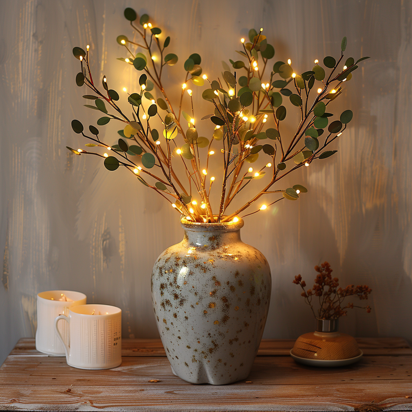 BowLift | OlivaFairy Mood Lamp with Olive Branches and LED Lighting