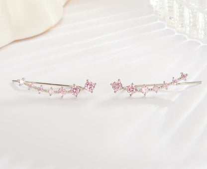 Skanto | Glamour | Sparkling Zircon 925 Sterling Silver Earrings
