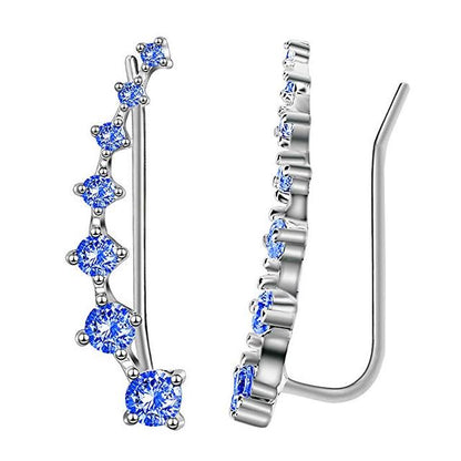 Skanto | Glamour | Sparkling Zircon 925 Sterling Silver Earrings
