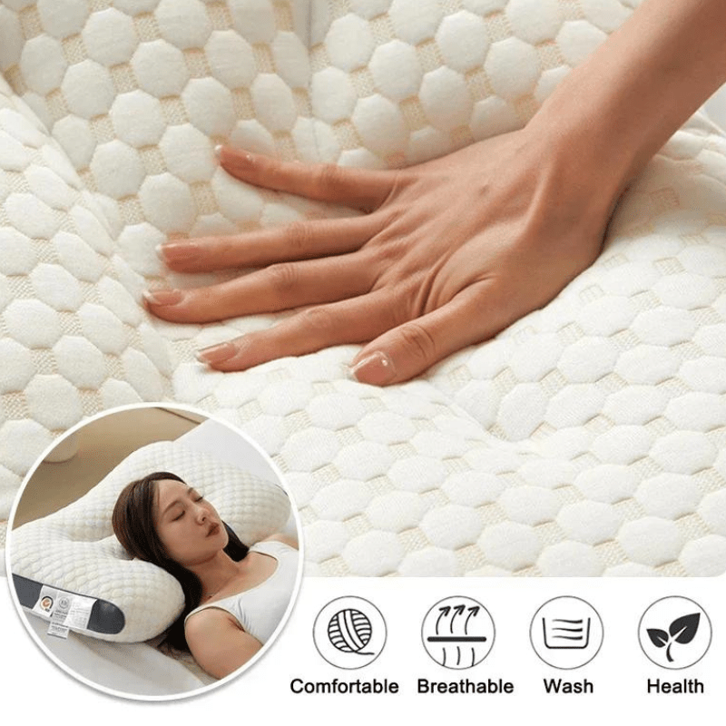 Skanto | Ergonomic Orthopedic Pillow for Neck and Back Support