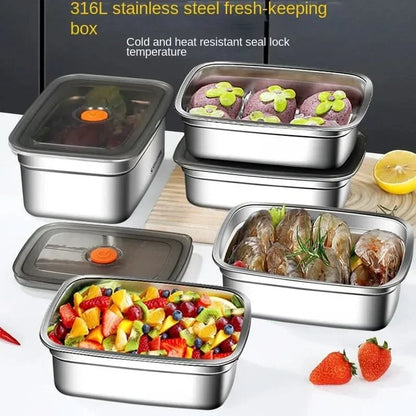 Skanto | Lunvara – Leak-Proof Stainless Steel Lunch Box with Phone Holder – For Work or School