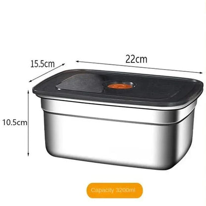 Skanto | Lunvara – Leak-Proof Stainless Steel Lunch Box with Phone Holder – For Work or School