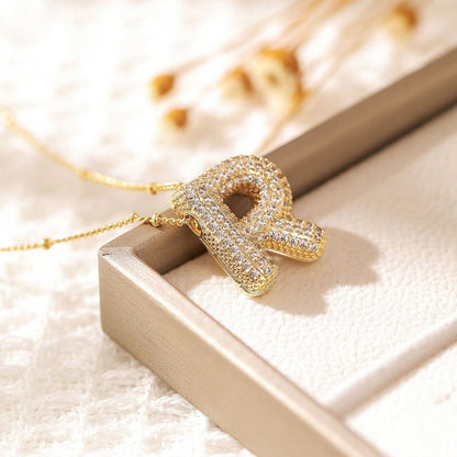 Skanto | Alphabet Diamond Pendant Necklace