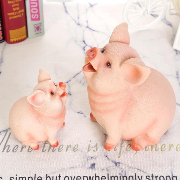 Realistic Cheerful Piggy Bank | Skanto